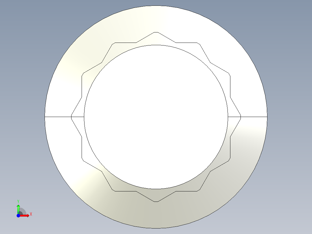 法兰头螺钉-5-16in-24 7-8long 12-point screws.IGS前视图