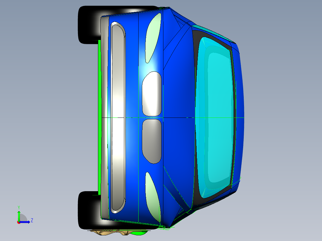 汽车2 (4)左视图
