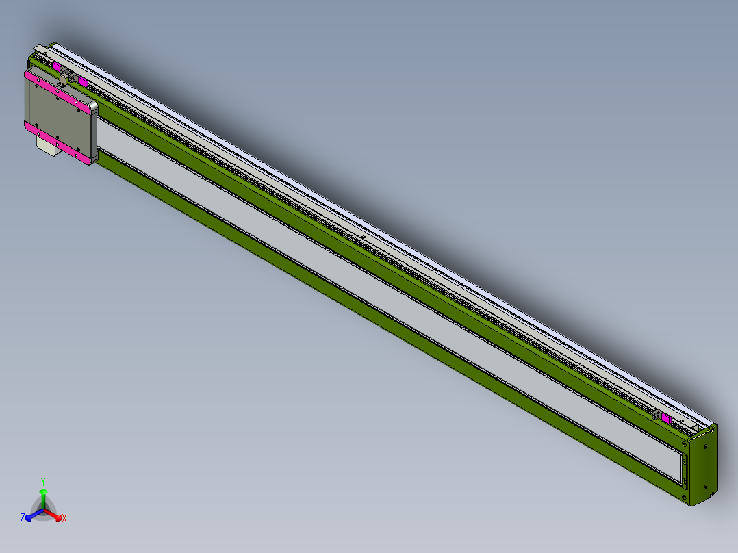 威洛博LC系列3d模型模组LC14S1Y-S1400正等轴测图