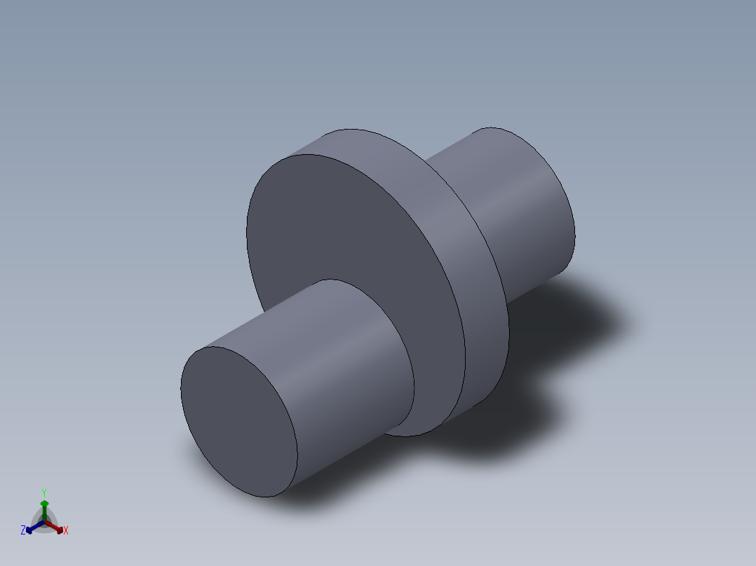 S39 偏心轴正等轴测图