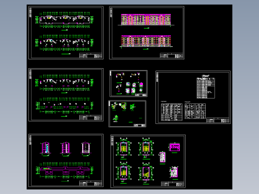 五层板式住宅楼