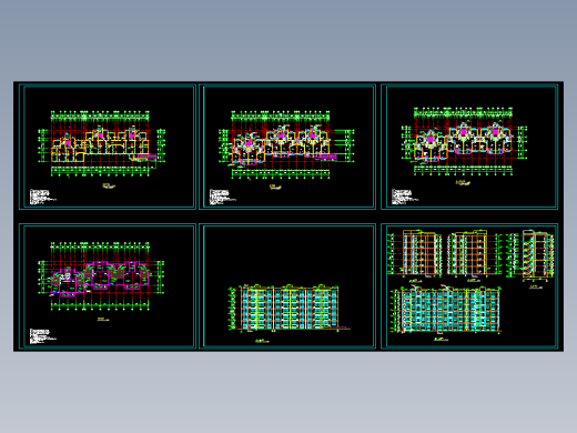 多层住宅平立面图