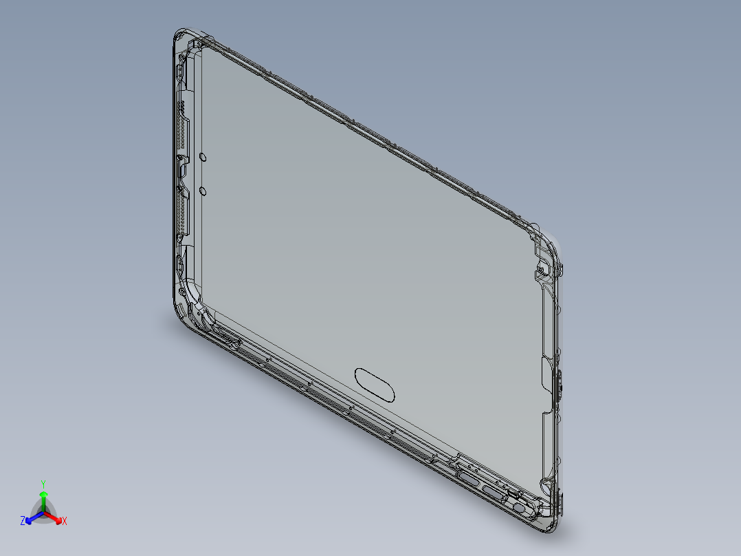 AT1-WIFI-笔记本CNC工装夹具三维模型CNC4-KH-2D主视图