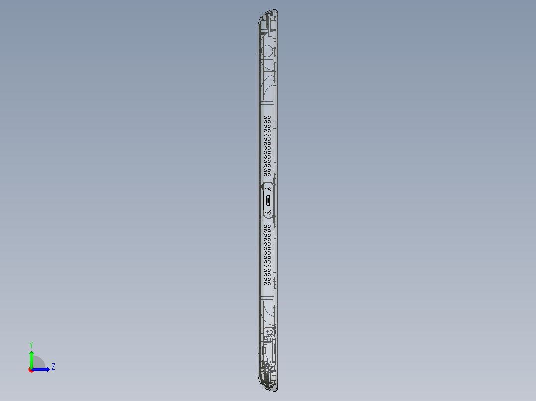 AT1-WIFI-笔记本CNC工装夹具三维模型CNC4-KH-2D左视图