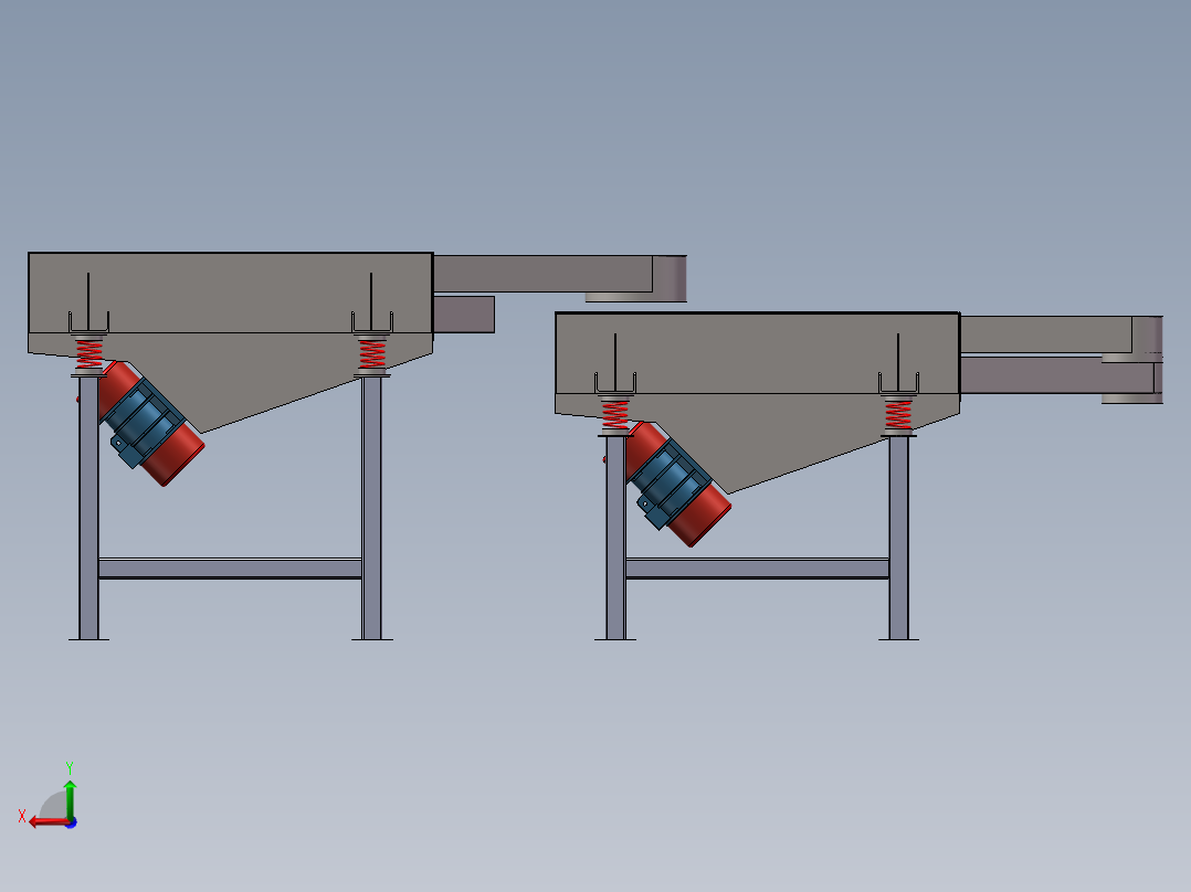 直线振动筛sw19可编辑后视图