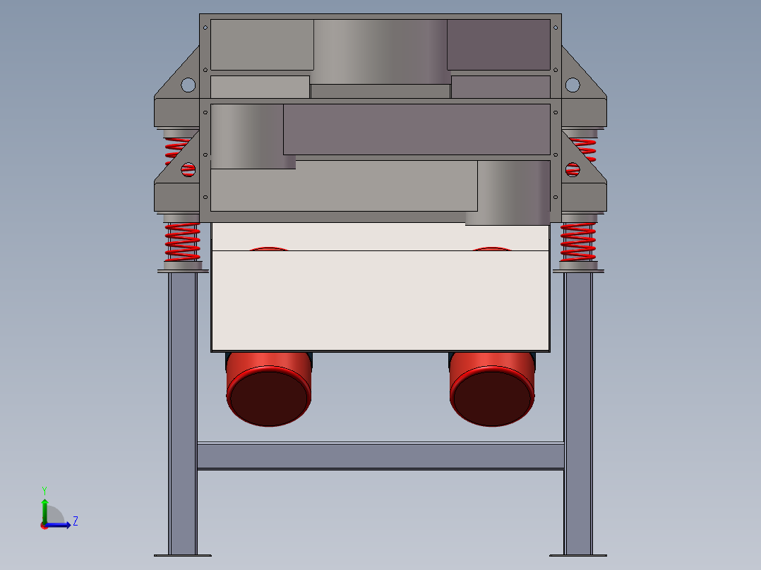 直线振动筛sw19可编辑左视图