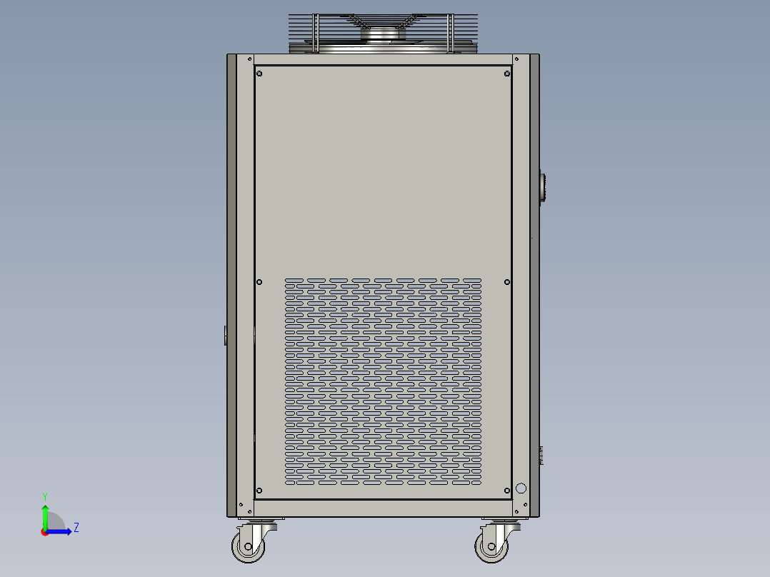 3P东旭工业油冷机制冷液压站冷油机散热冷却器8000kcal左视图