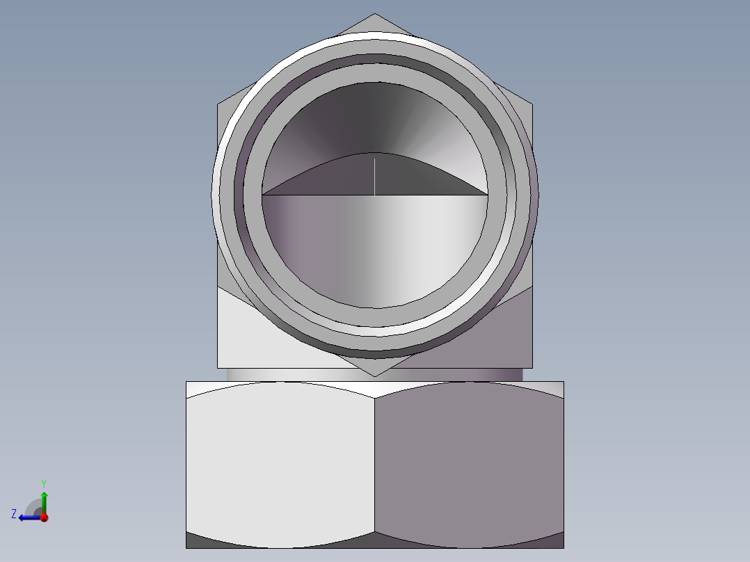 直角组合接头、2C9-52右视图