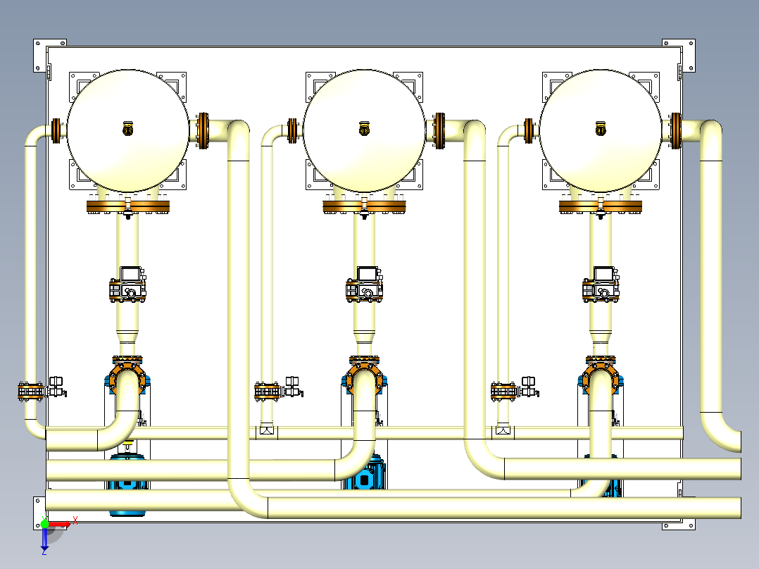 B2003907-水过滤系统俯视图