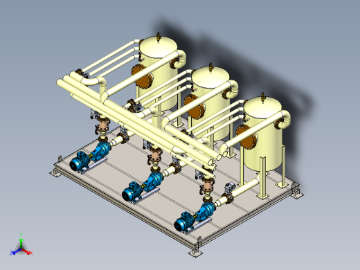 B2003907-水过滤系统正等轴测缩略图