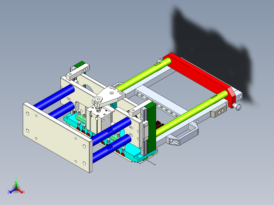 立式下料结构设备