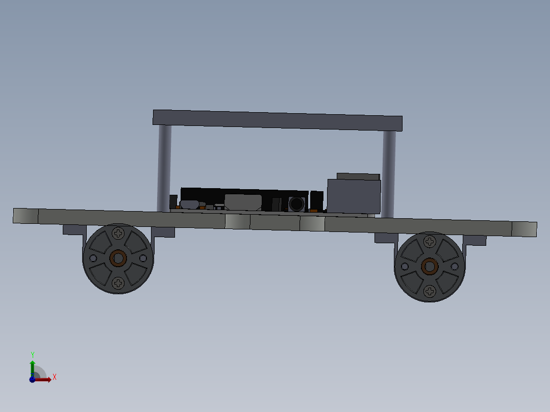 AGV小车、AGV(121)前视图