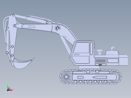 挖掘机、推土机(40)前视缩略图