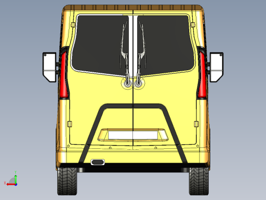 B3003913-轻型卡车 TBO 3面包车后视缩略图