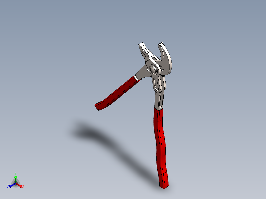 钳子、手钳子(32)正等轴测图