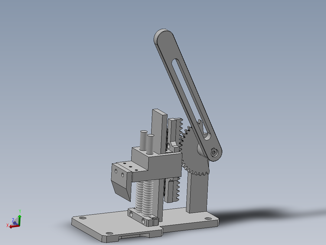齿轮手动下压机构--789940-40