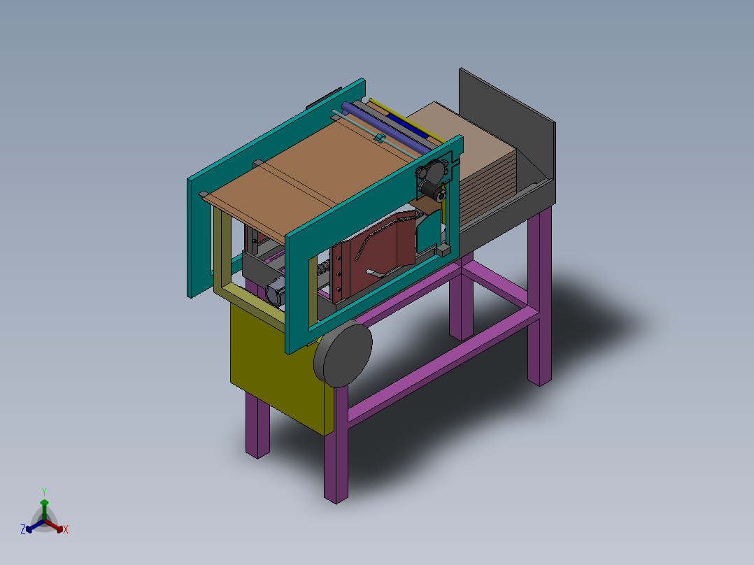 自动书本打包机-- 880576--160正等轴测图