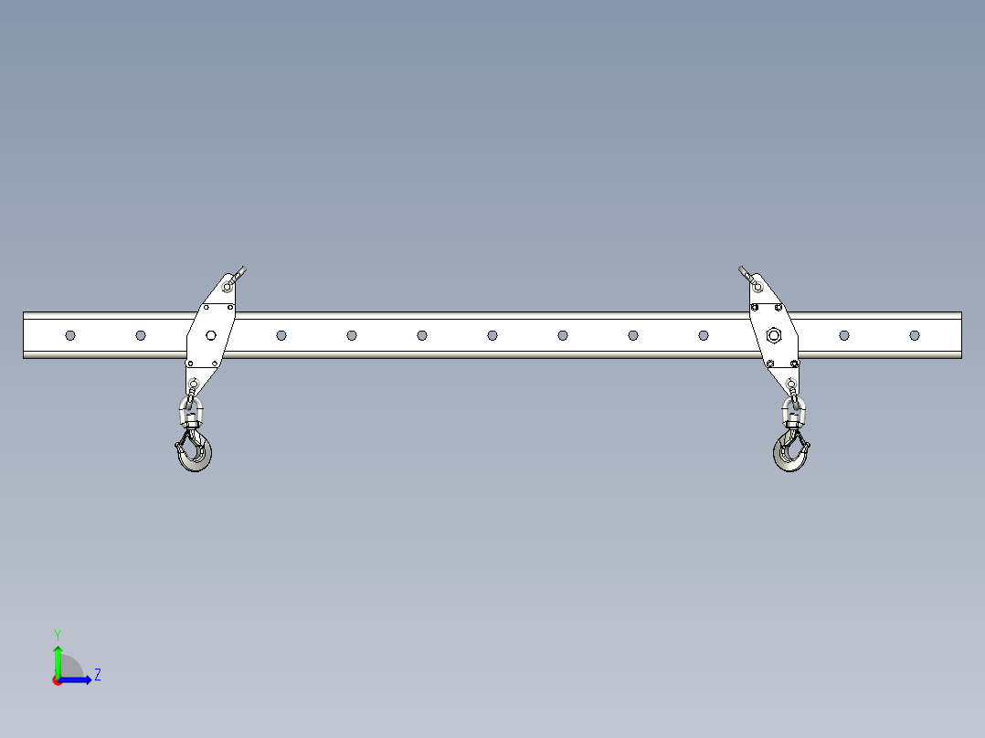 吊机平衡吊具--1176095-30左视图