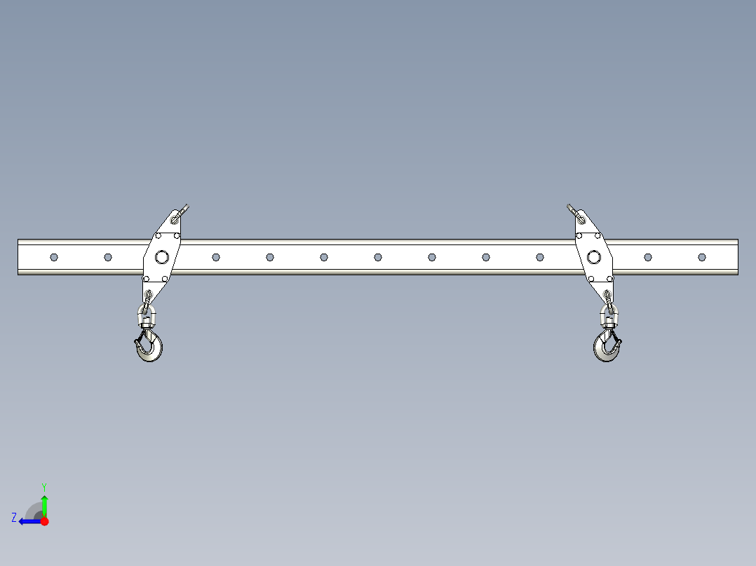 吊机平衡吊具--1176095-30右视图