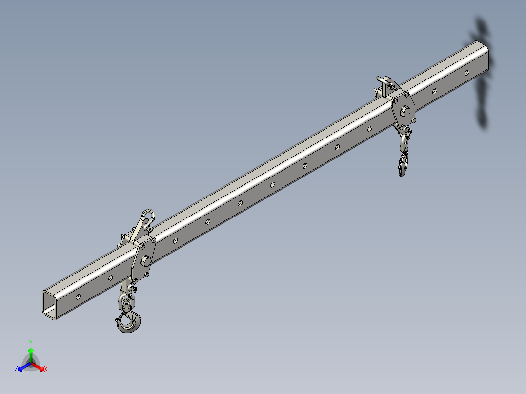 吊机平衡吊具--1176095-30正等轴测图