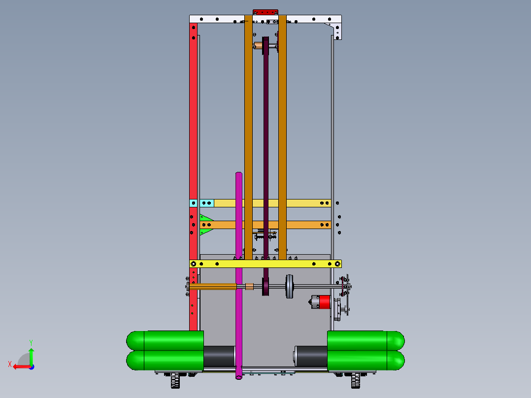 2019 机器人   STEP后视图