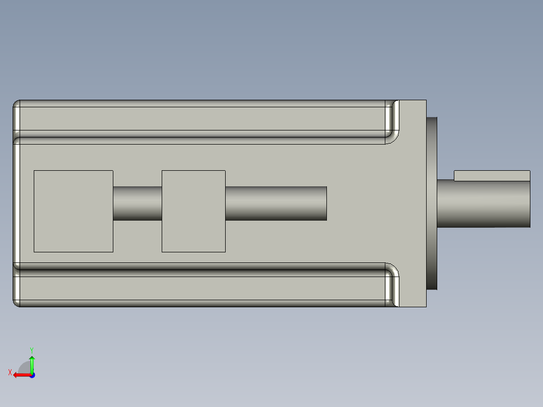 松下伺服400WMSMF042L1U2后视图