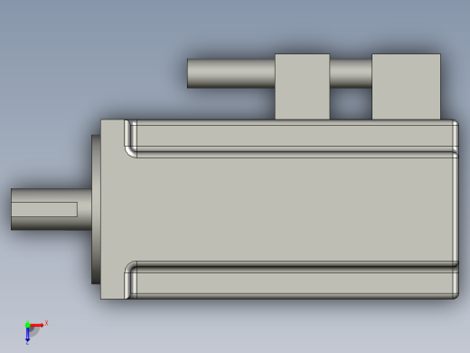 松下伺服400WMSMF042L1U2俯视缩略图
