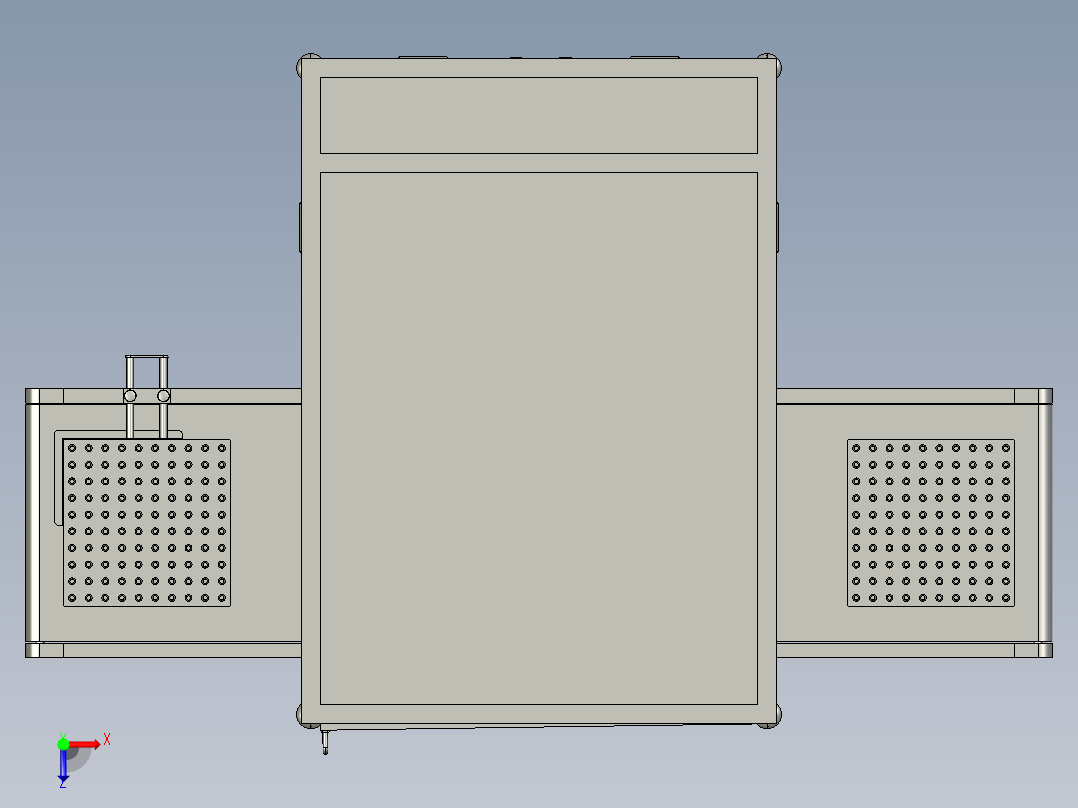 食品分割裁切设备俯视图