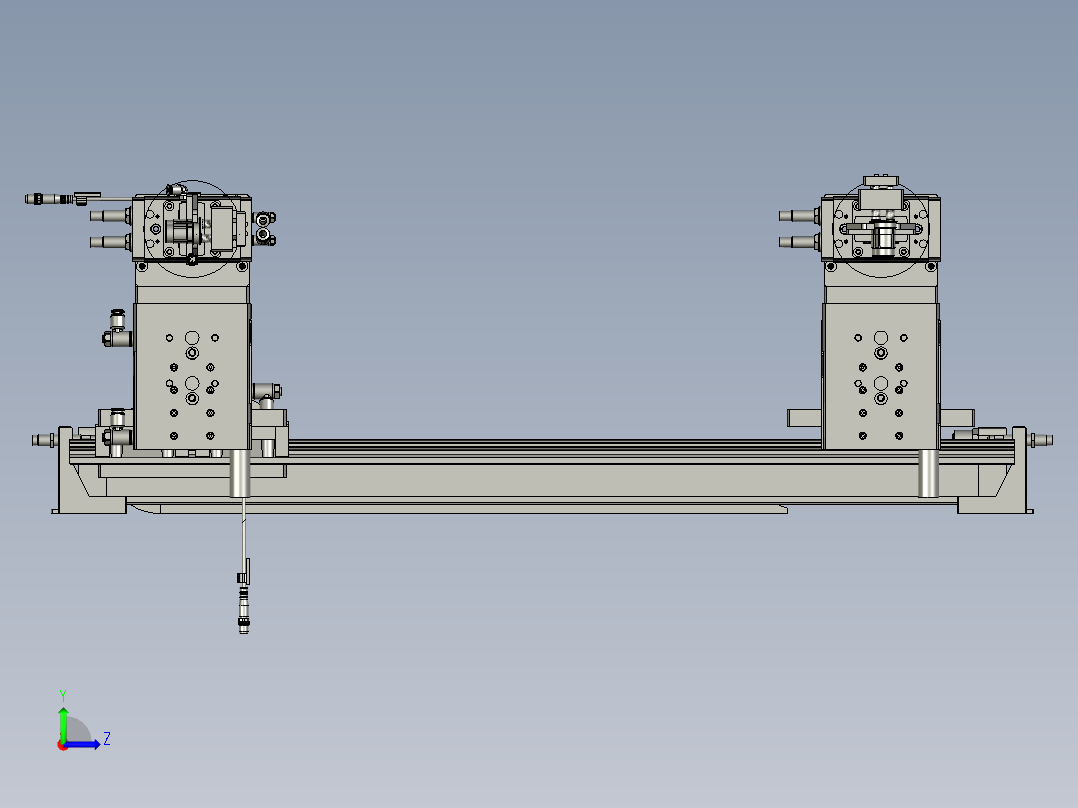 S2202110080000转轴移栽至压装接料左视图