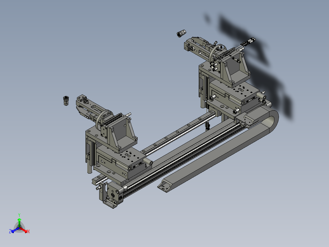 S2202110080000转轴移栽至压装接料正等轴测图