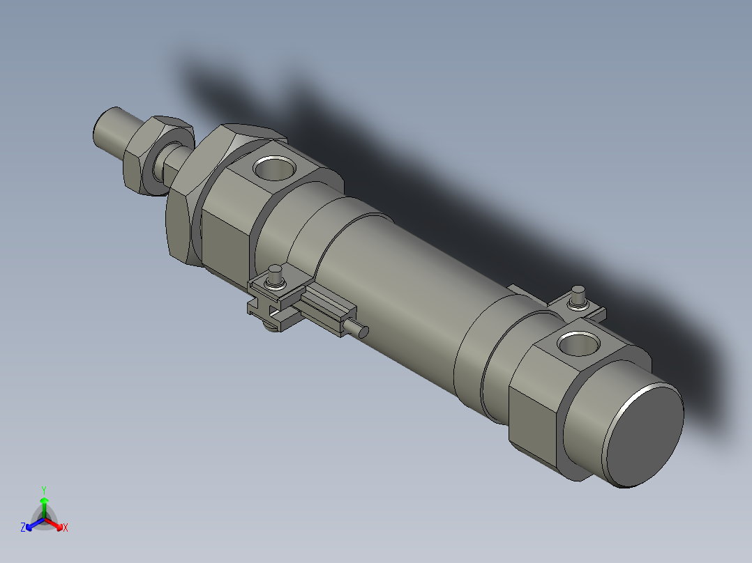 CDM2B25-50Z-M9BL_0_0_0_正等轴测图