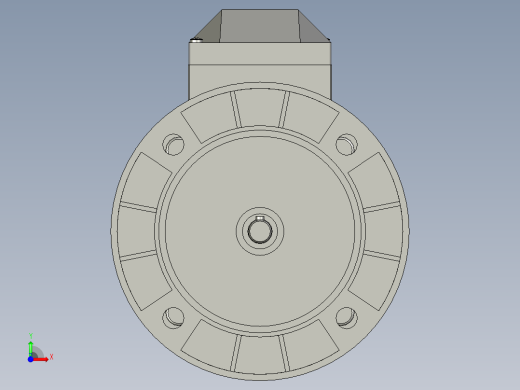 IMB5H63-90通用电机YS-632-4-B5前视缩略图