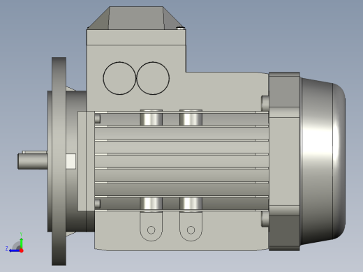 IMB5H63-90通用电机YS-632-4-B5右视缩略图