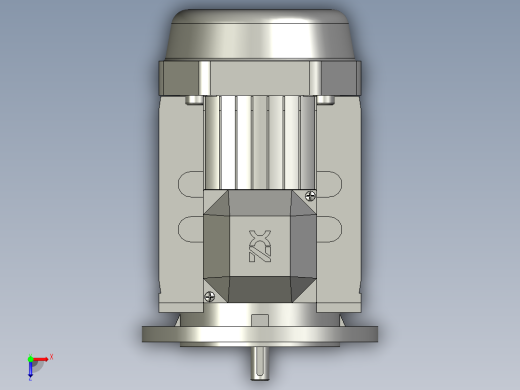 IMB5H63-90通用电机YS-632-4-B5俯视缩略图