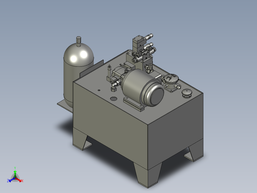 MZ6000液压站主视图