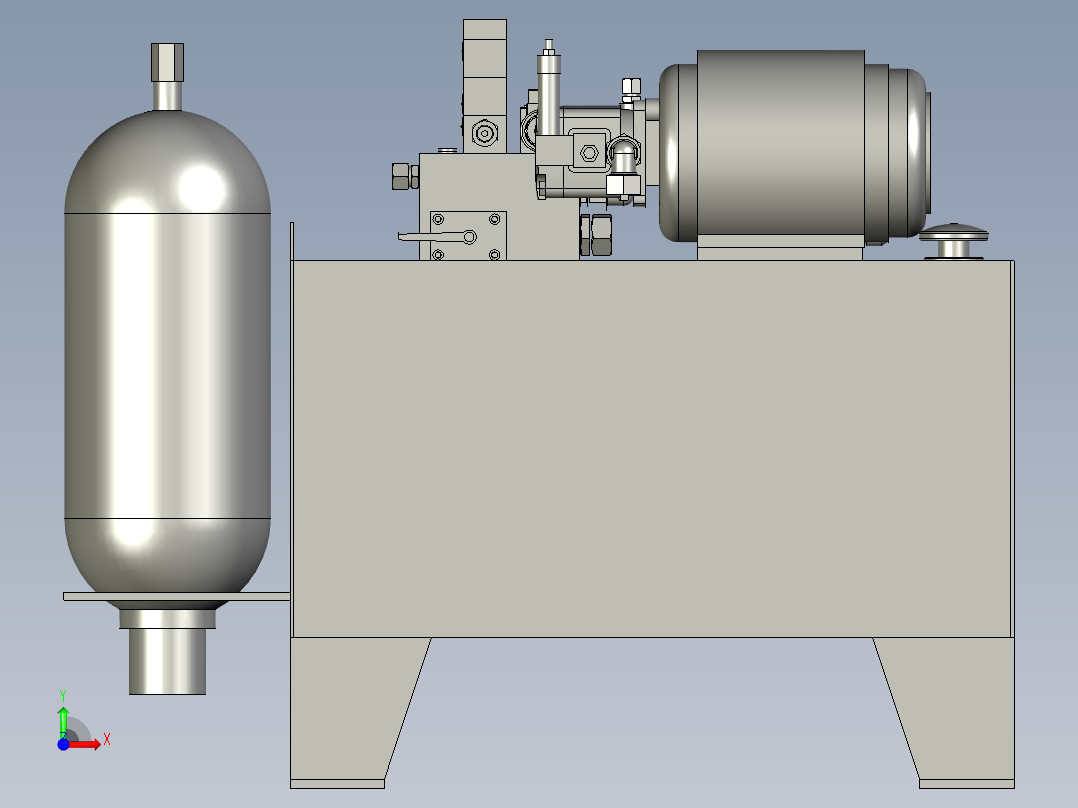 MZ6000液压站前视图