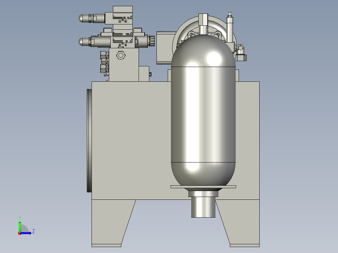 MZ6000液压站左视图