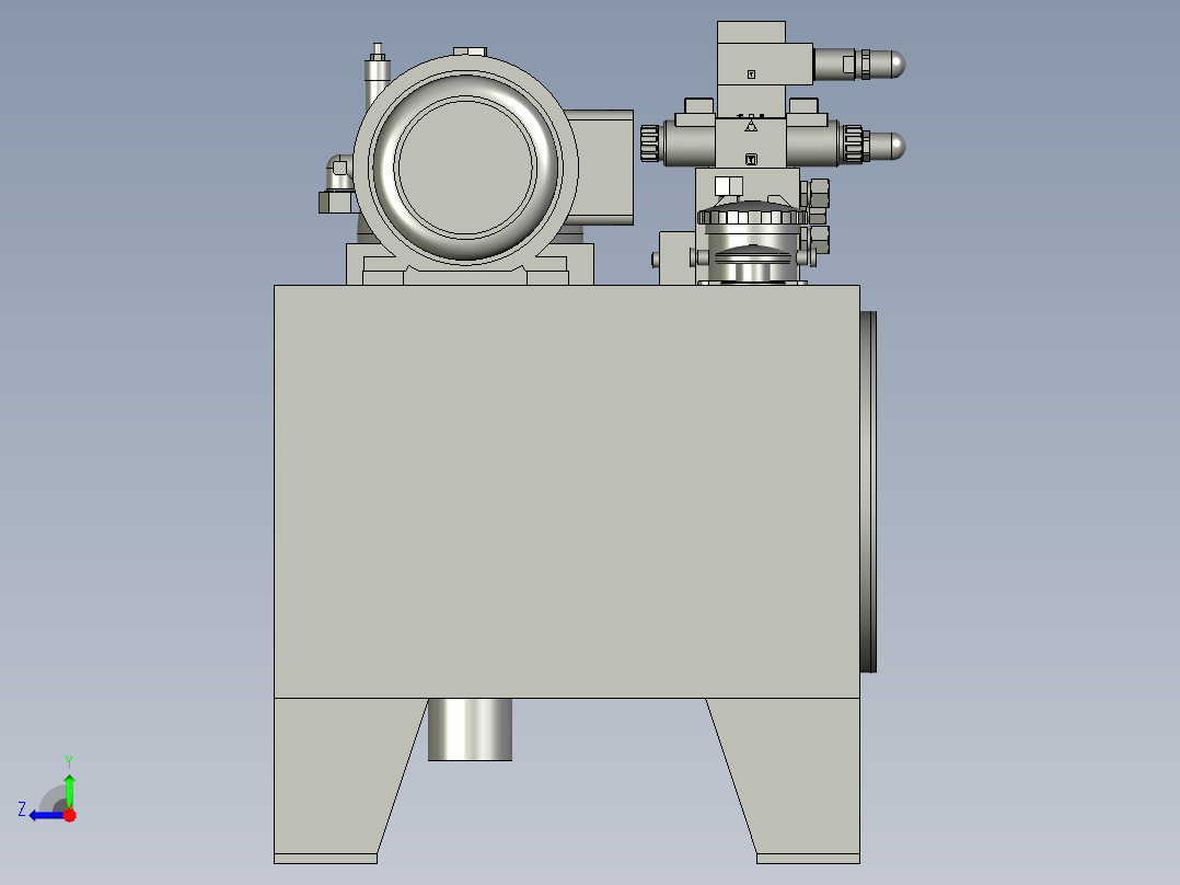MZ6000液压站右视图