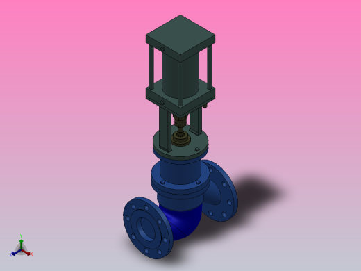 RV 气缸式气动调节阀[RVJ641H-16C]通径80