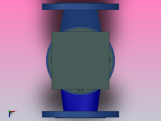 RV 气缸式气动调节阀[RVJ641H-16C]通径80俯视缩略图