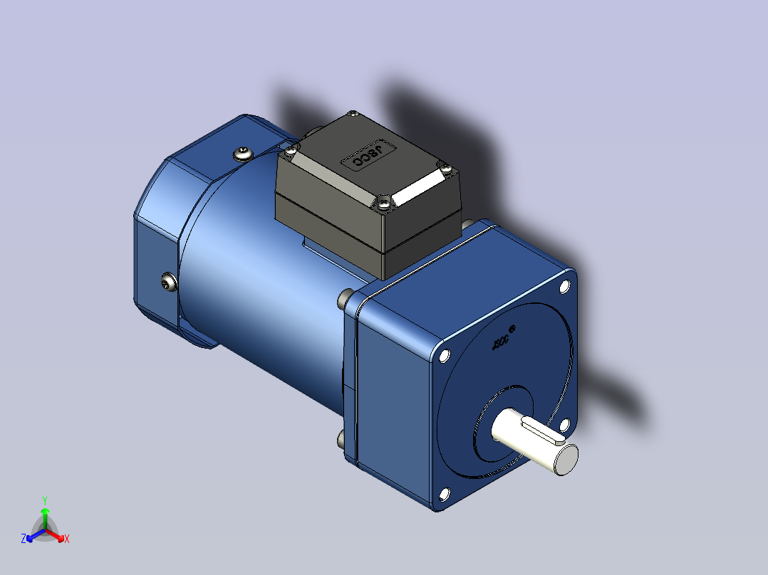 精研YS标准电机 90ys01-18主视图