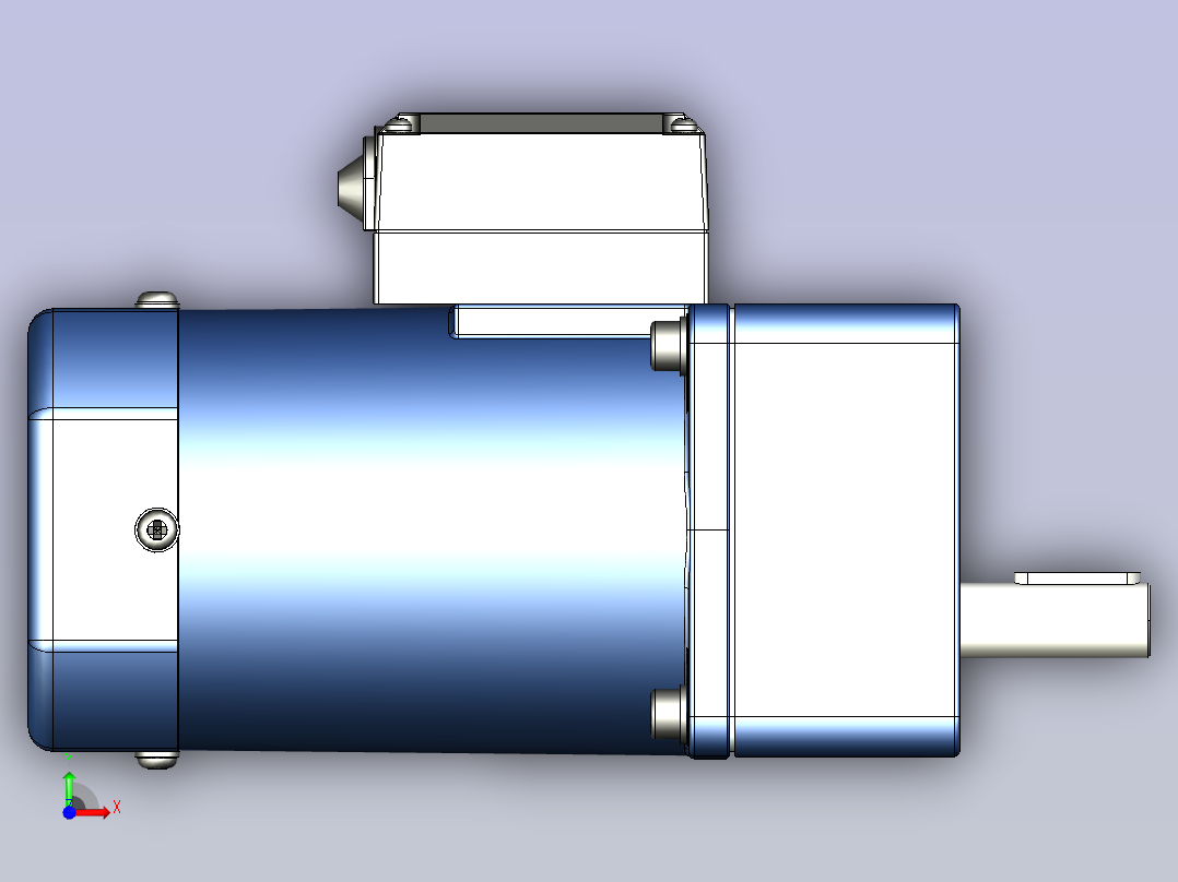 精研YS标准电机 90ys01-18前视图