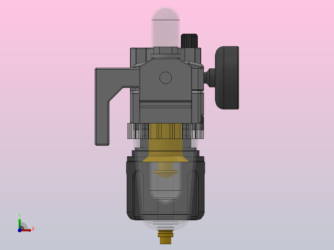 AC2000-02空气过滤组合（三联件）_AC1000前视图