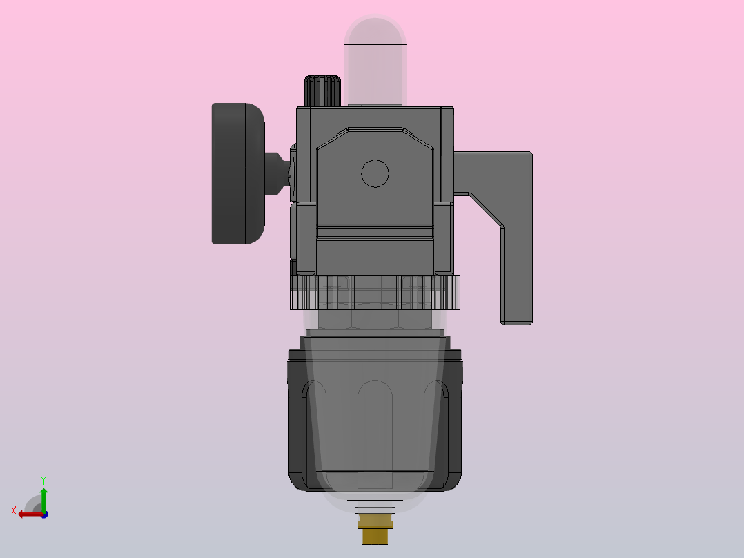 AC2000-02空气过滤组合（三联件）_AC1000后视图