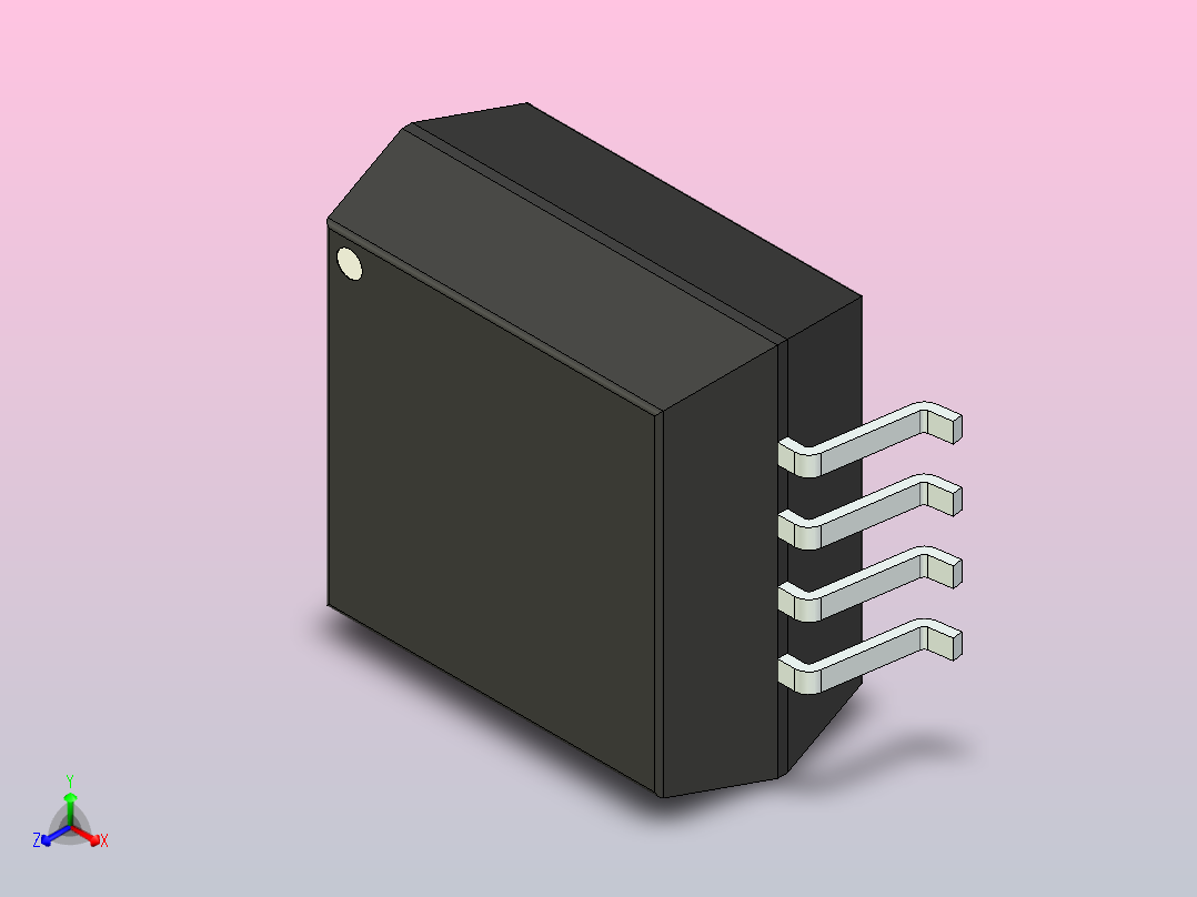 106x SOIC 封装（小外形集成电路）SOIC127P1041X419-8N主视图