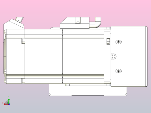 皮带直线轴半封闭可选导轨TPA-HNB-85D-90-L1050-MR-Y-P20-N3后视缩略图