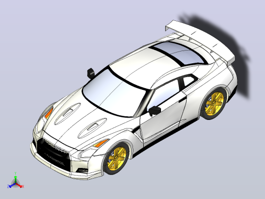 日产 GTR R35跑车