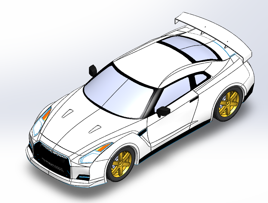 日产 GTR R35跑车