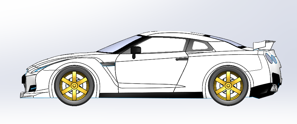 日产 GTR R35跑车