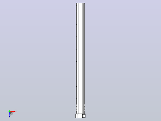 皮带直线轴半封闭可选导轨TPA-HNB-140D-120-L1550-LP-Y-P40-N3俯视缩略图